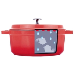 Cocotte\u0020ronde\u0020FONTE\u0020d\u0027alu\u0020Rouge\u0020\u00D828