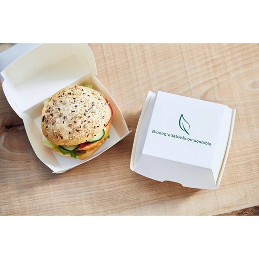 25 Boîtes Hamburger Compostable et Biodégradable - Henri Julien