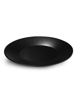 Assiette plate STONEWARE mat noir Ø305