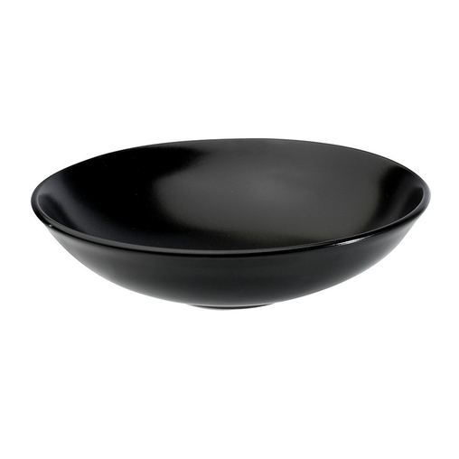 Assiette creuse STONEWARE Ø195xh60mm Grès Noir - Henri Julien