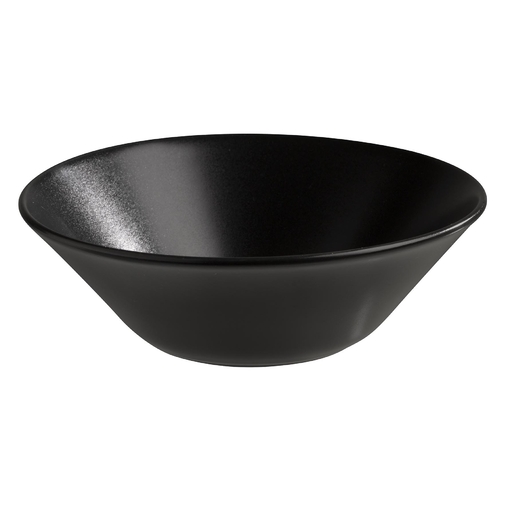 Bol conique STONEWARE Ø180xh60mm Grès Noir - Henri Julien