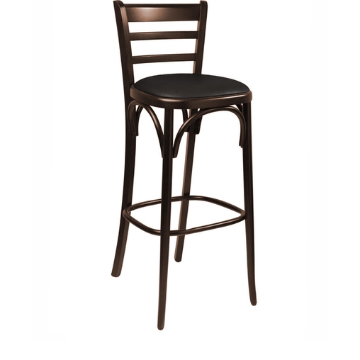 Tabouret assise garnie HAROLD Chêne pub - Henri Julien