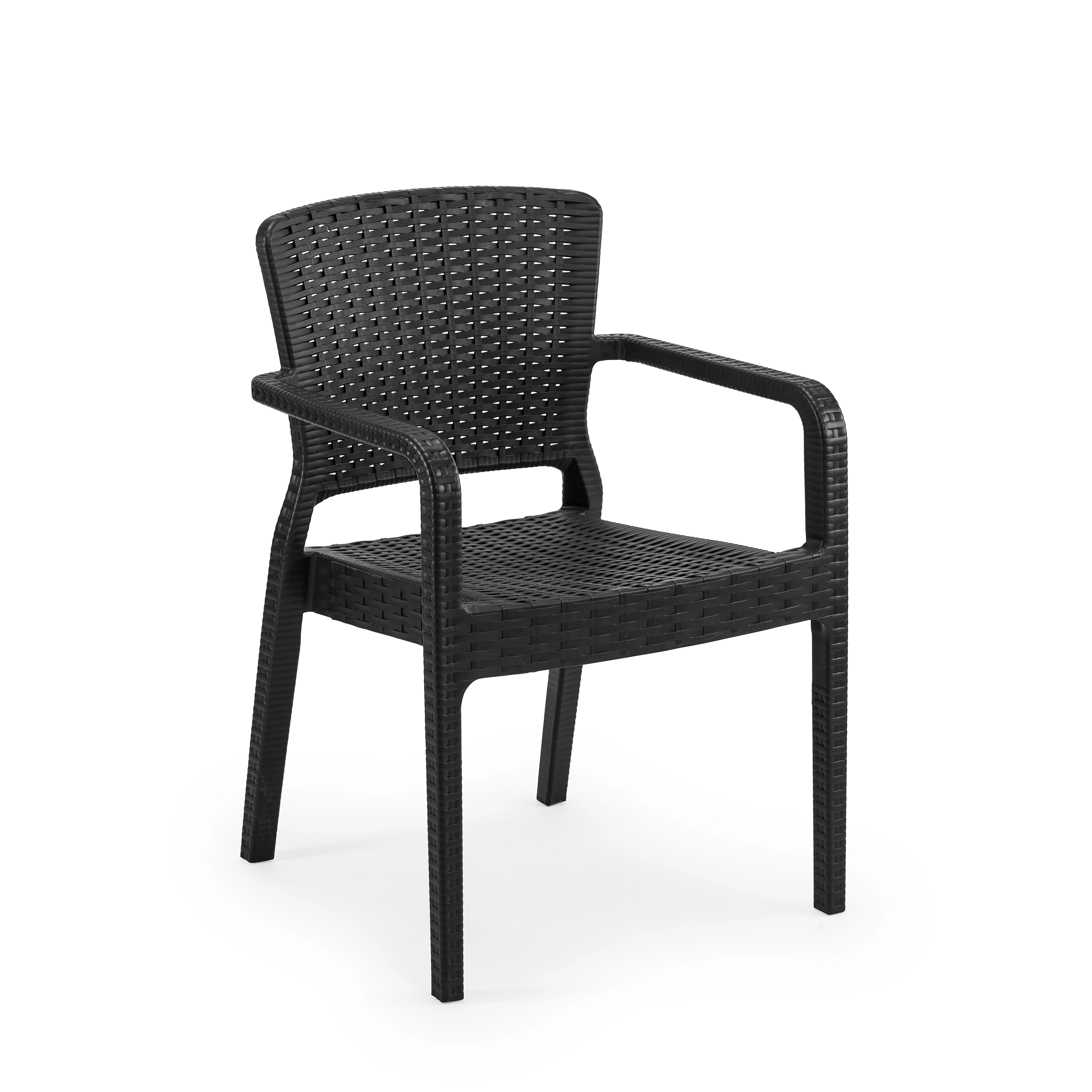 Fauteuil ANTARÈS Polypropylène 58x57x83cm Noir - Henri Julien