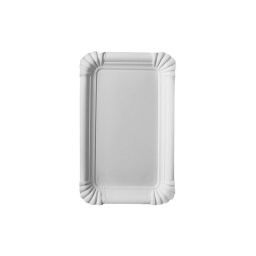 250 Assiettes plate carton blanc 100x160 - Henri Julien