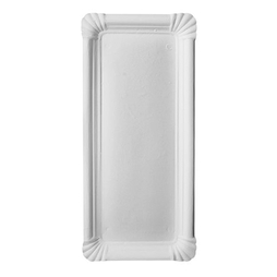 250 Assiettes plate carton blanc 110x240 - Henri Julien