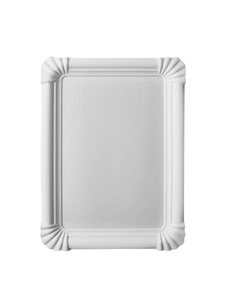 Assiette plate carton blanc 170x230