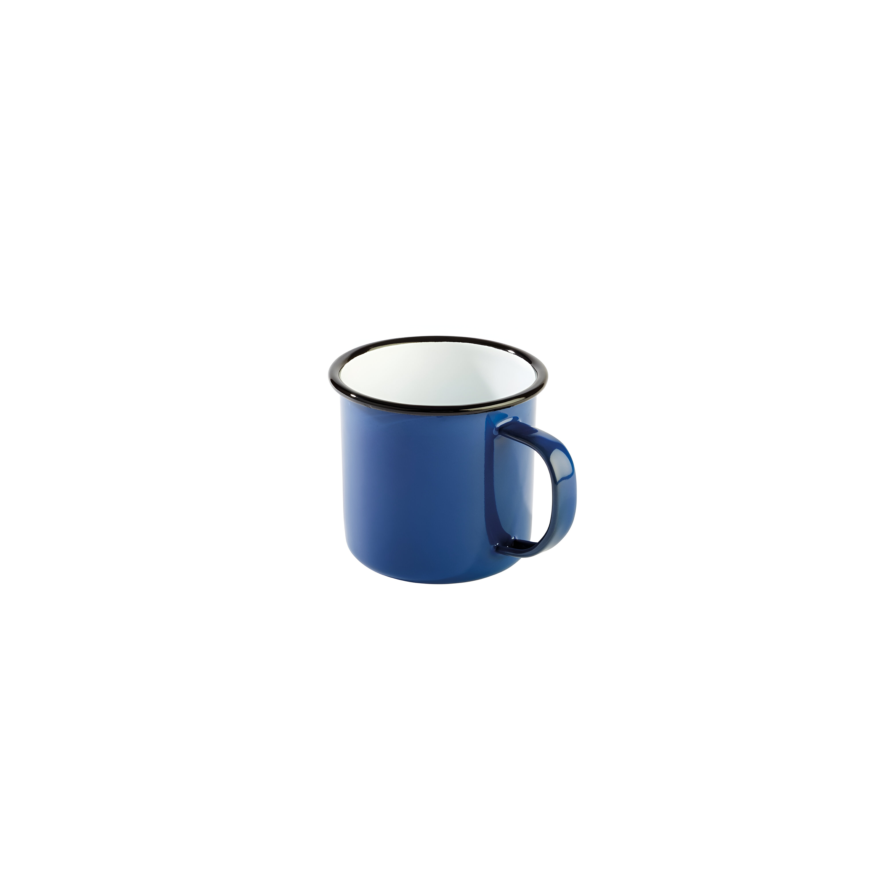 Mug TOLE EMAILLEE 35cl Marine / Noir - Cobalt - APS - Henri Julien