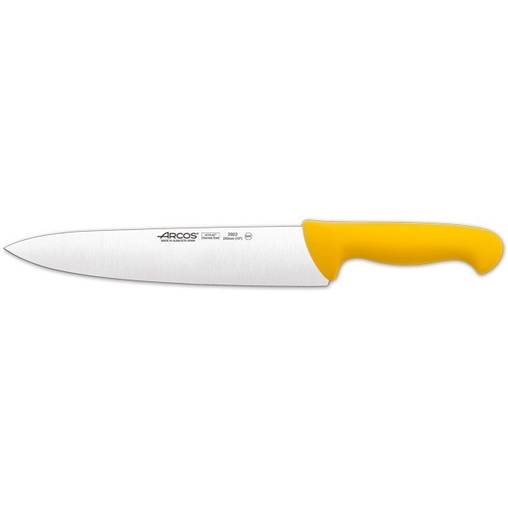 Couteau de Cuisine Acier Nitrum 25cm Jaune - Henri Julien