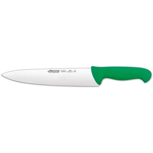 Couteau de Cuisine Acier Nitrum 25cm Vert - Henri Julien