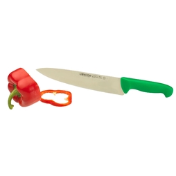 Couteau de Cuisine Acier Nitrum 25cm Vert - Henri Julien