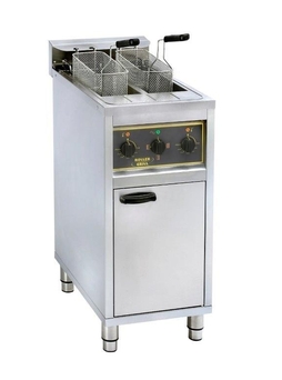 Friteuse sur coffre à zone froide Électrique 'RFE20C' 2 Bacs 2X10L Roller Grill