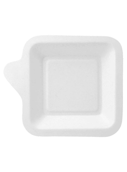 Mini assiette carrée avec anse 110x110
