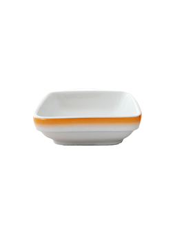 Ravier Carré Porcelaine Fresh Orange 110x110