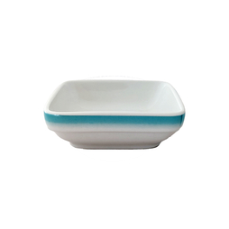 Ravier Carré Porcelaine Fresh Azur 110x110 - Henri Julien