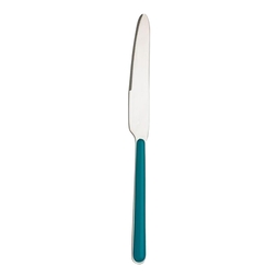 Couteau de Table cranté RIO Inox 18/0 Épaisseur 20 Turquoise - Henri Julien