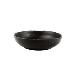 Assiette creuse LIVELLI BLACK Ø240xh60mm Porcelaine Noir - Henri Julien