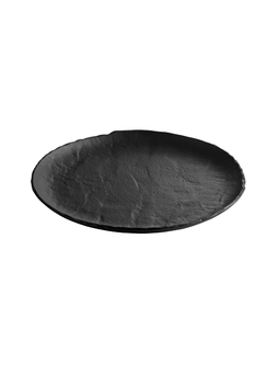 Assiette pizza LIVELLI BLACK Ø290mm Porcelaine Noir