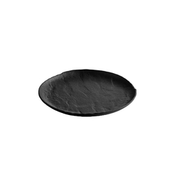 Assiette plate LIVELLI BLACK Ø210mm Porcelaine Noir - Henri Julien