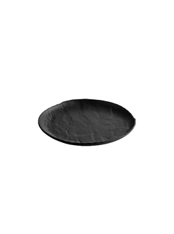 Assiette plate LIVELLI BLACK Ø210mm Porcelaine Noir