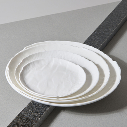 Assiette plate LIVELLI WHITE Ø210mm Porcelaine Blanc - Henri Julien