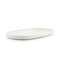 Assiette ovale PILA 340x220mm Porcelaine Blanc - Fine2Dine - Henri Julien