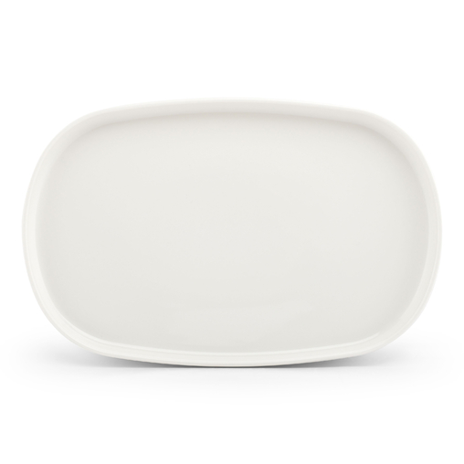 Assiette ovale PILA 340x220mm Porcelaine Blanc - Fine2Dine - Henri Julien