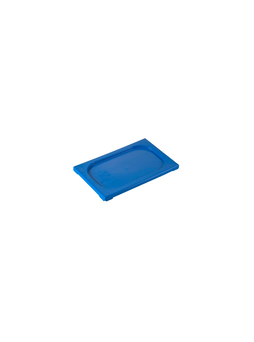 Couvercle Polypro PPO étanche Bleu pour Bacs Gastro GN1/4