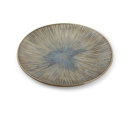 Assiette plate HALO FOREST Ø280mm Porcelaine Vert et Bleu - Fine2Dine - Henri Julien