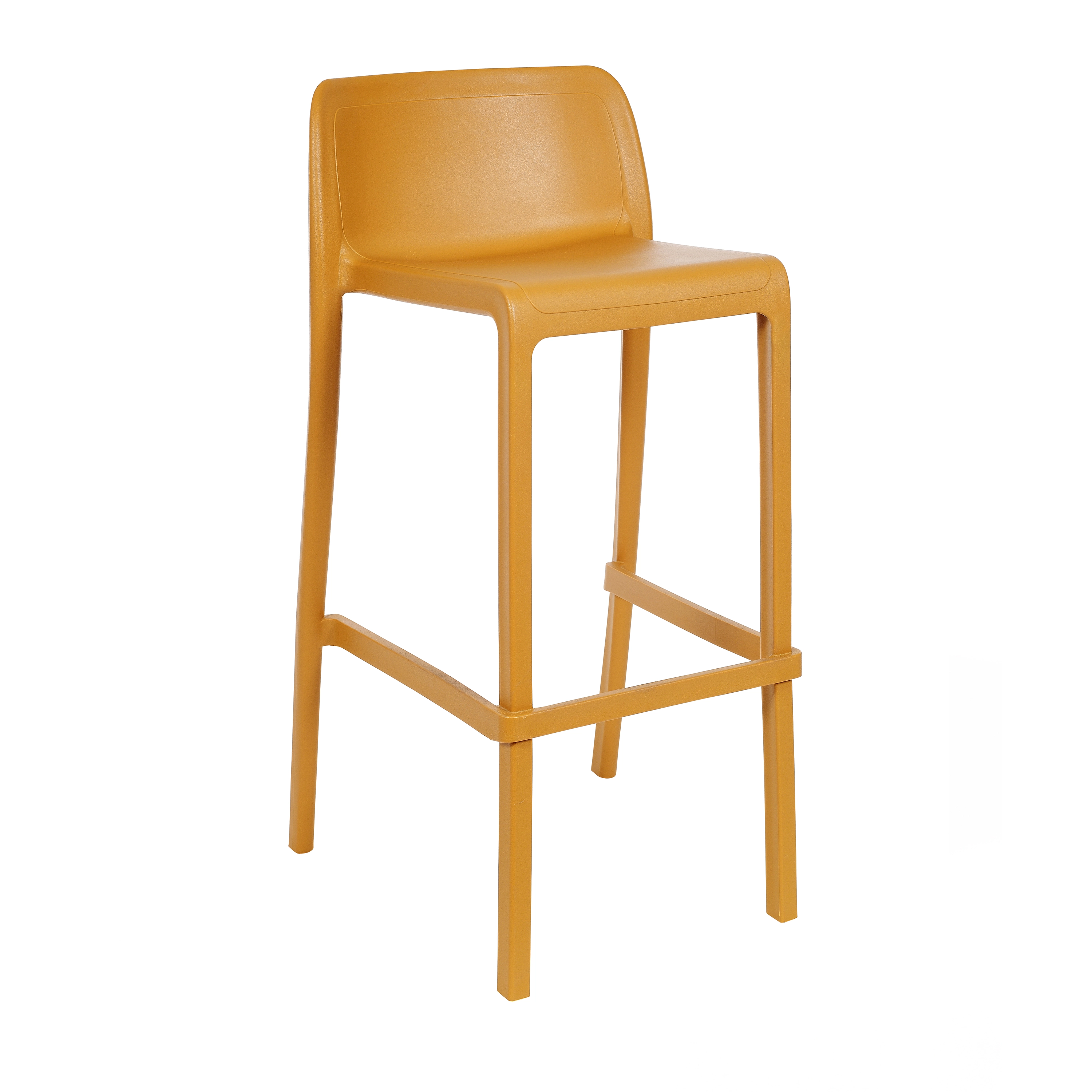 Tabouret ATTIC Polypropylène 51x50xh95cm Mustard - Ezpeleta - Henri Julien