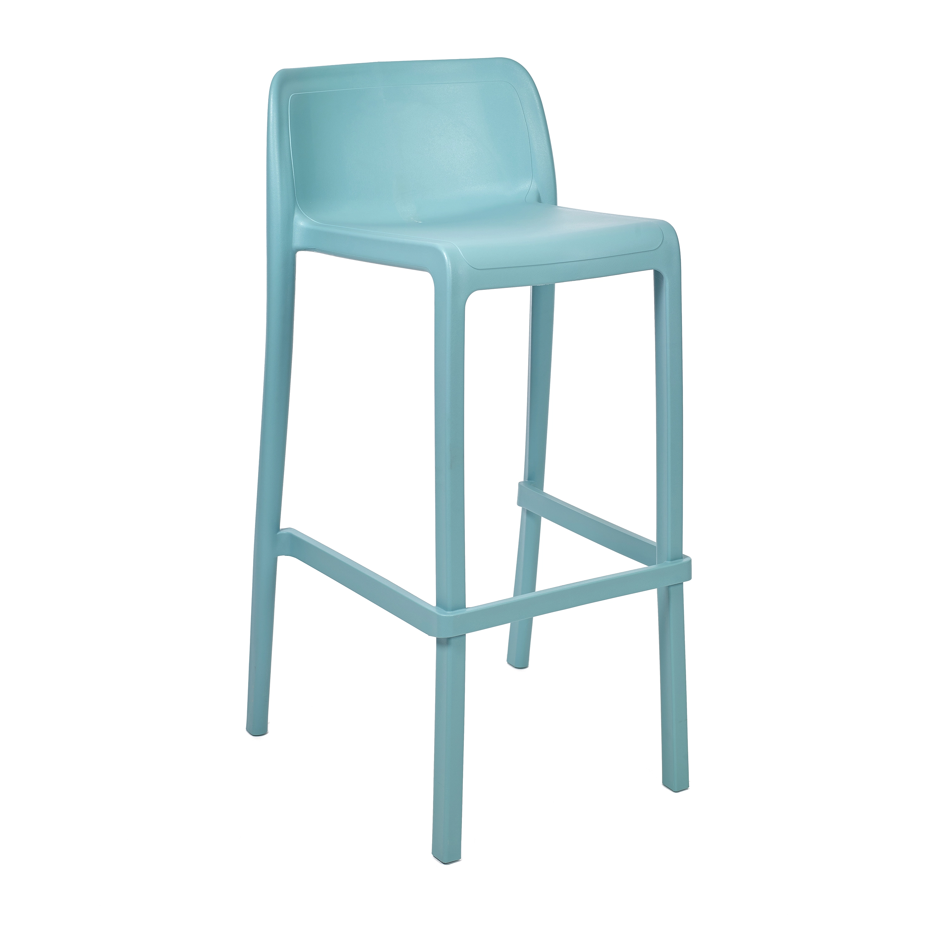 Tabouret ATTIC Polypropylène 51x50xh95cm Aquamarine - Ezpeleta - Henri Julien