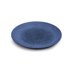 Assiette\u0020plate\u0020VOLCANO\u0020\u00D8260xh22mm\u0020M\u00E9lamine\u0020Bleu\u0020\u002D\u0020Pujadas