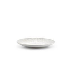 Assiette plate HALO Ø200mm Porcelaine Blanc - Fine2Dine - Henri Julien