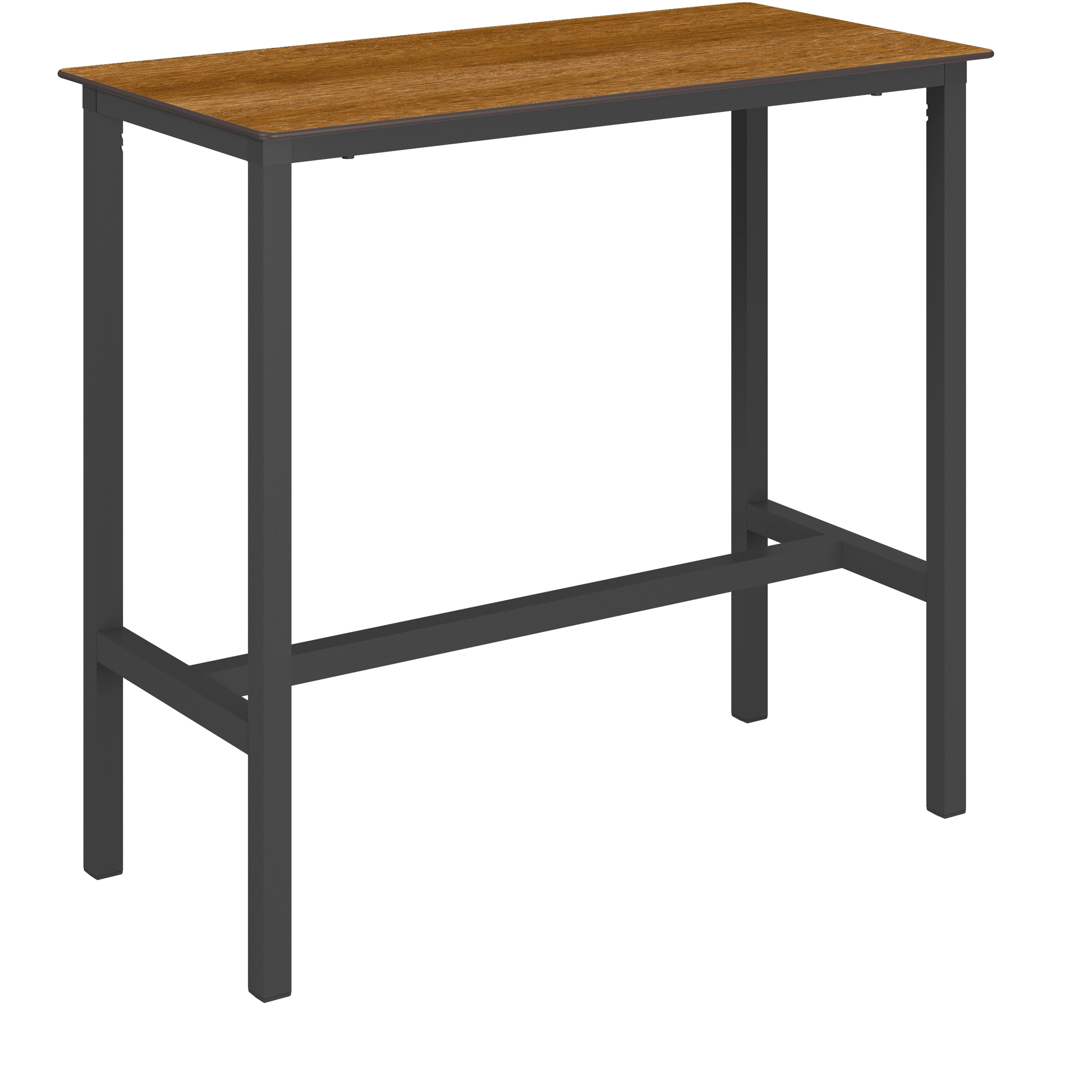 Table haute URBAN 120x60xh110cm Dark oak et Anthracite - Ezpeleta - Henri Julien