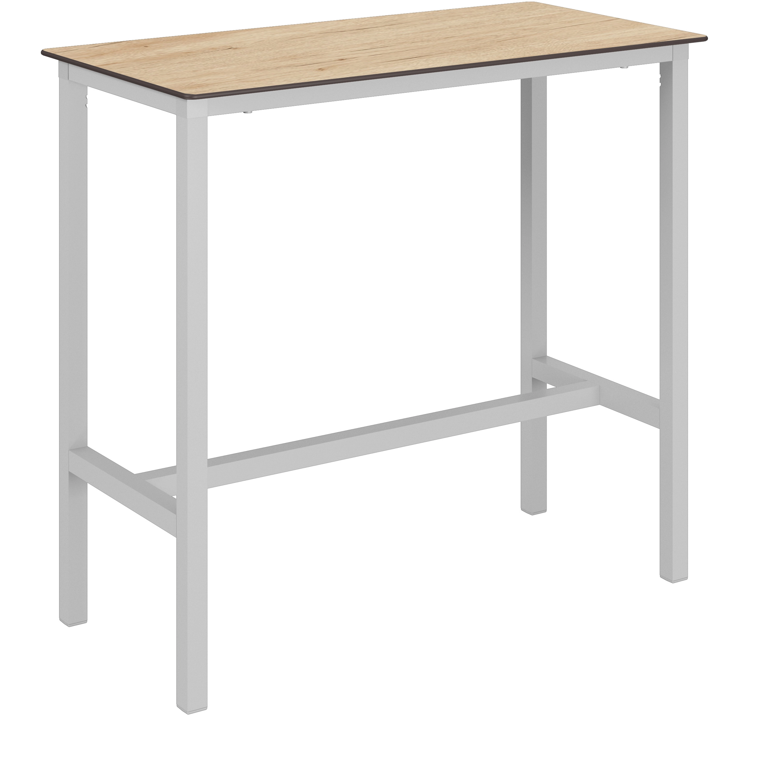 Table haute URBAN 120x60xh110cm Oak et White - Ezpeleta - Henri Julien