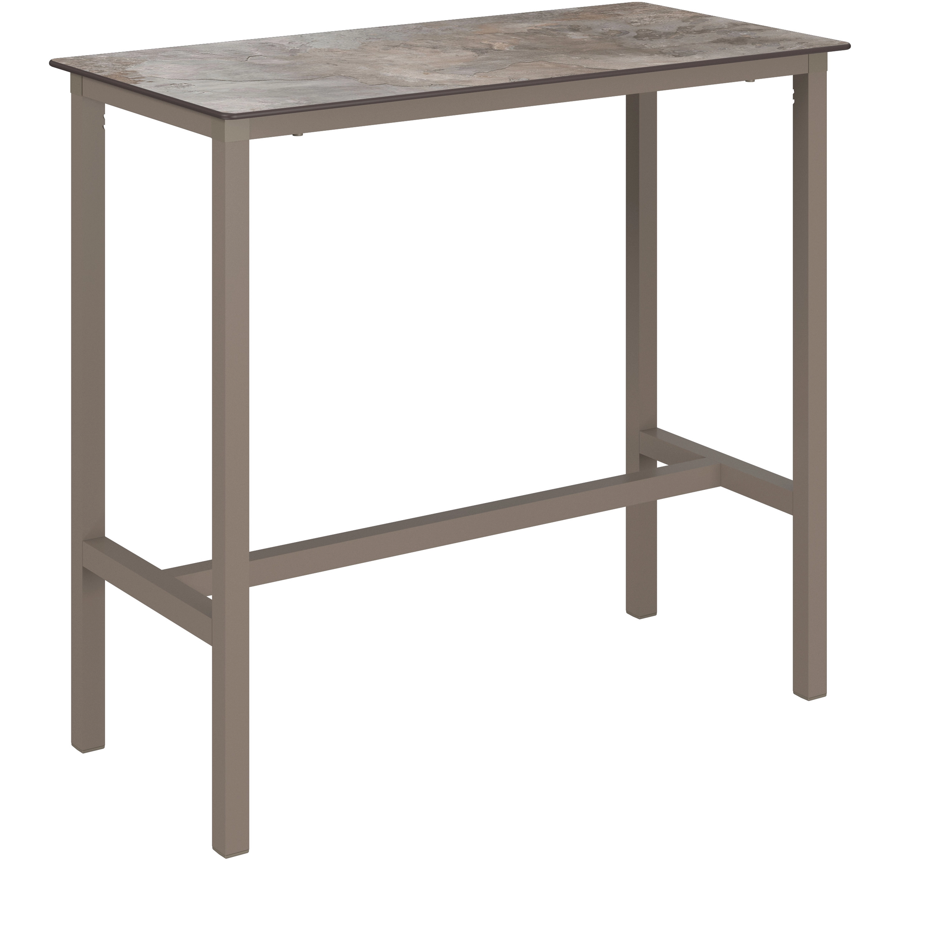 Table haute URBAN 120x60xh110cm Stone et Taupe - Ezpeleta - Henri Julien