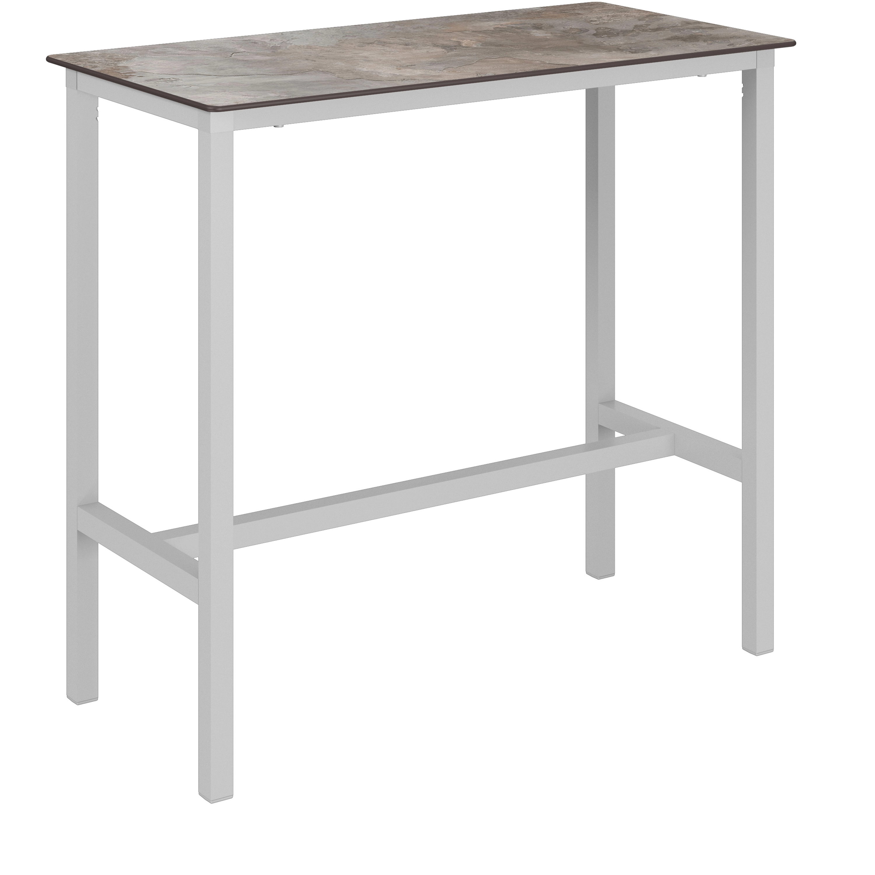 Table haute URBAN 120x60xh110cm Stone et White - Ezpeleta - Henri Julien