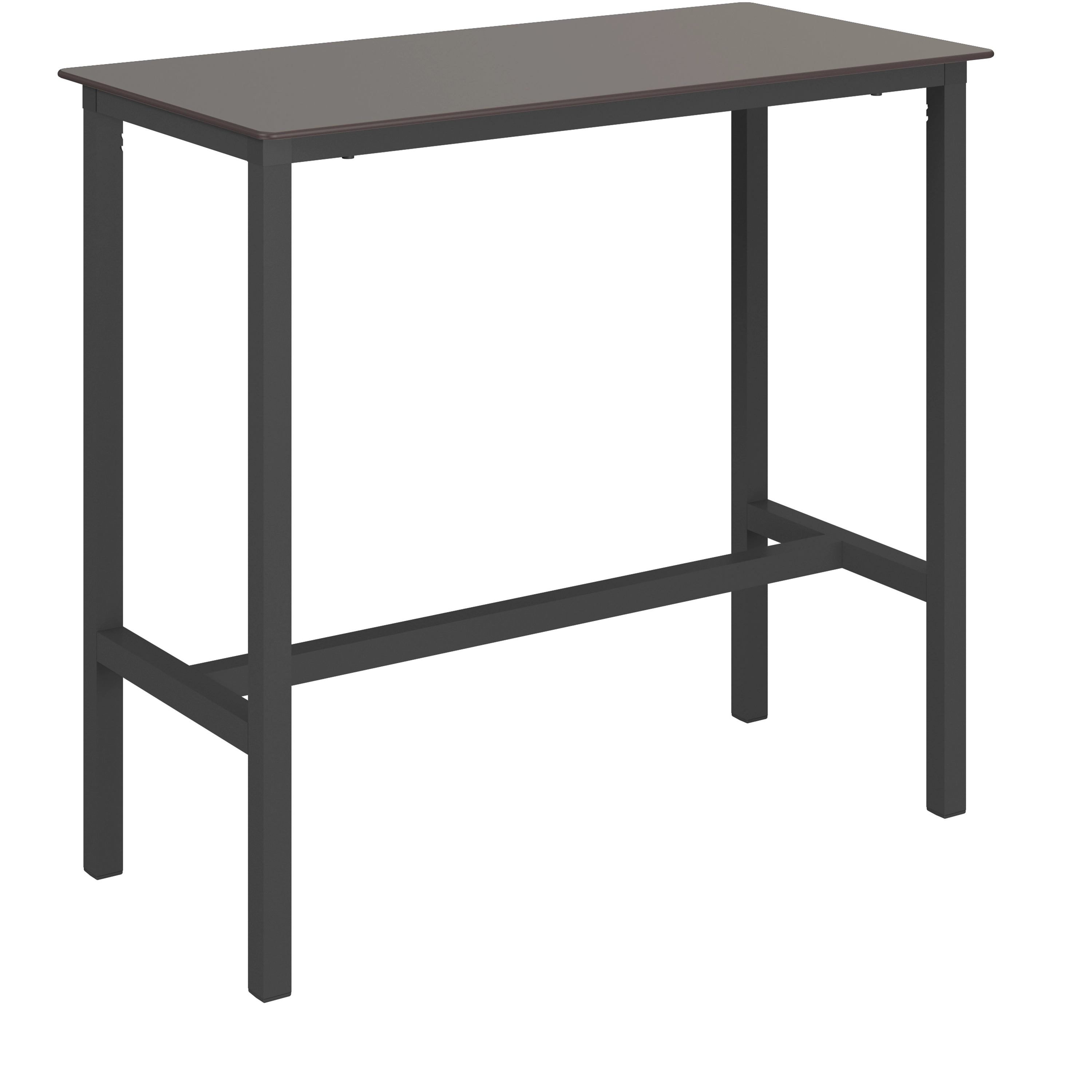 Table haute URBAN 120x60xh110cm Taupe et Anthracite - Ezpeleta - Henri Julien