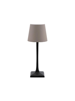 Lampe de table LED MILANO 11x11x26cm Gris/Noir 