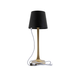 Lampe\u0020de\u0020table\u0020LED\u0020ROMA\u002011x11x26cm\u0020Noir\u002FOr