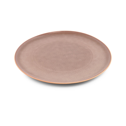 Assiette plate PERLA BURGUNDY Ø290mm Porcelaine Rose - Fine2Dine - Henri Julien