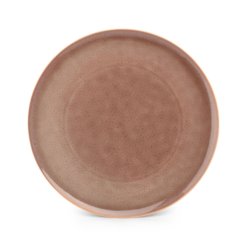 Assiette plate PERLA BURGUNDY Ø290mm Porcelaine Rose - Fine2Dine - Henri Julien