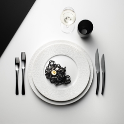 Fourchette dessert XY BLACK 18/10 épaisseur 40 Noir - Guy Degrenne - Henri Julien