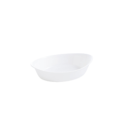 Plat à four ovale SMART CUISINE 210x130xh50mm Opal Blanc - Arcoroc - Henri Julien