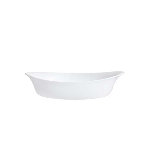 Plat à four ovale SMART CUISINE 250x150xh58mm Opal Blanc - Arcoroc - Henri Julien