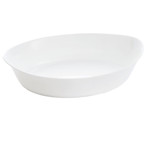 Plat à four ovale SMART CUISINE 380x230xh86mm Opal Blanc - Arcoroc - Henri Julien