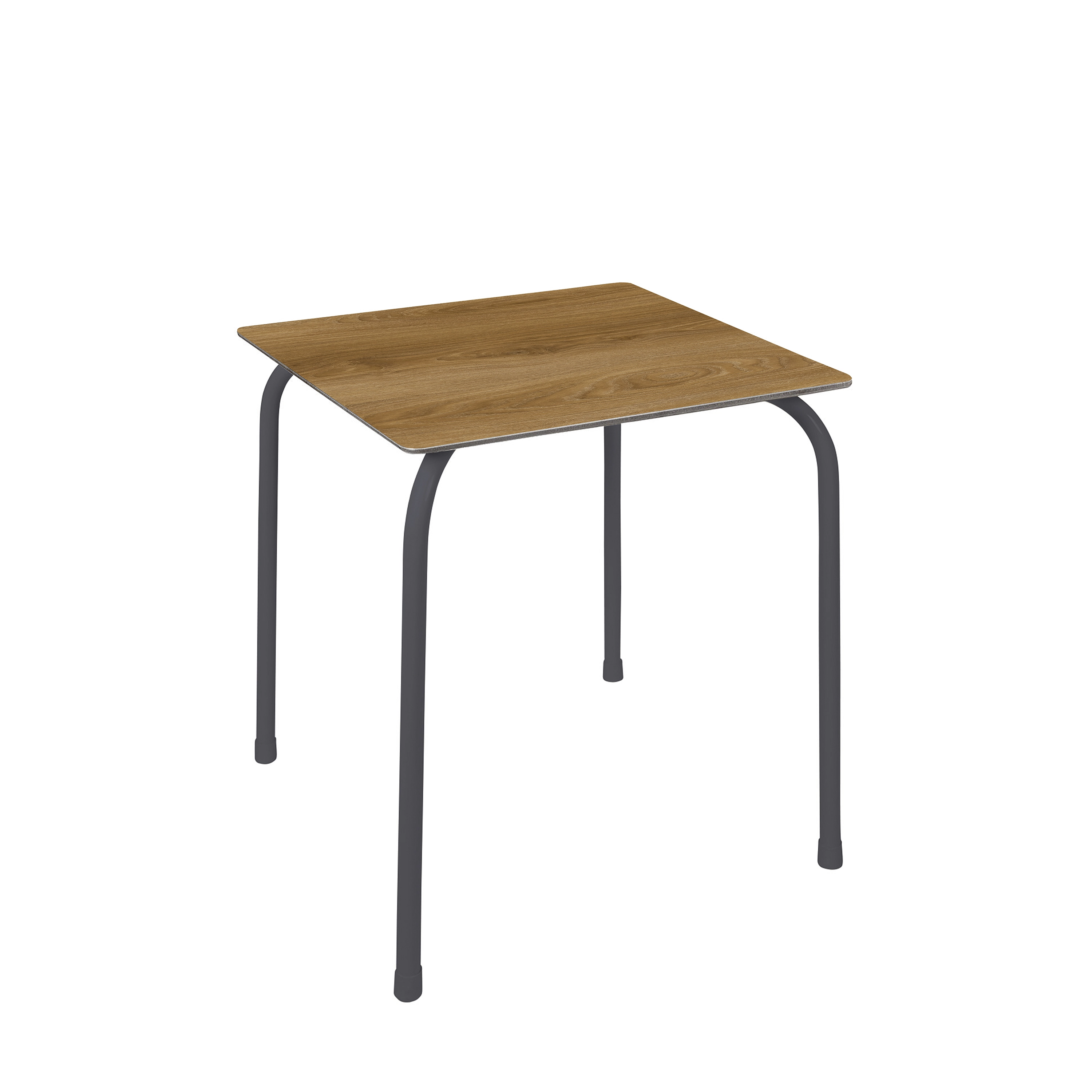 Table RODAS 70x70xh73cm Dark oak et Anthracite - Ezpeleta - Henri Julien