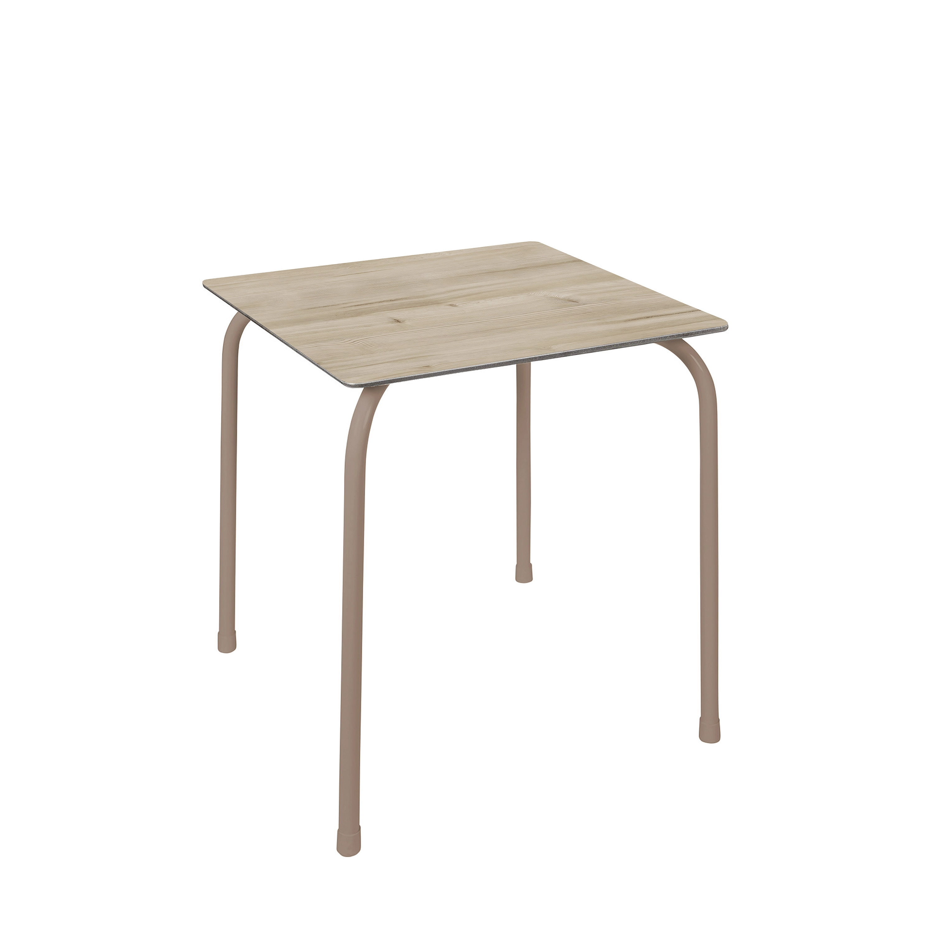 Table RODAS 70x70xh73cm Oak et Taupe - Ezpeleta - Henri Julien