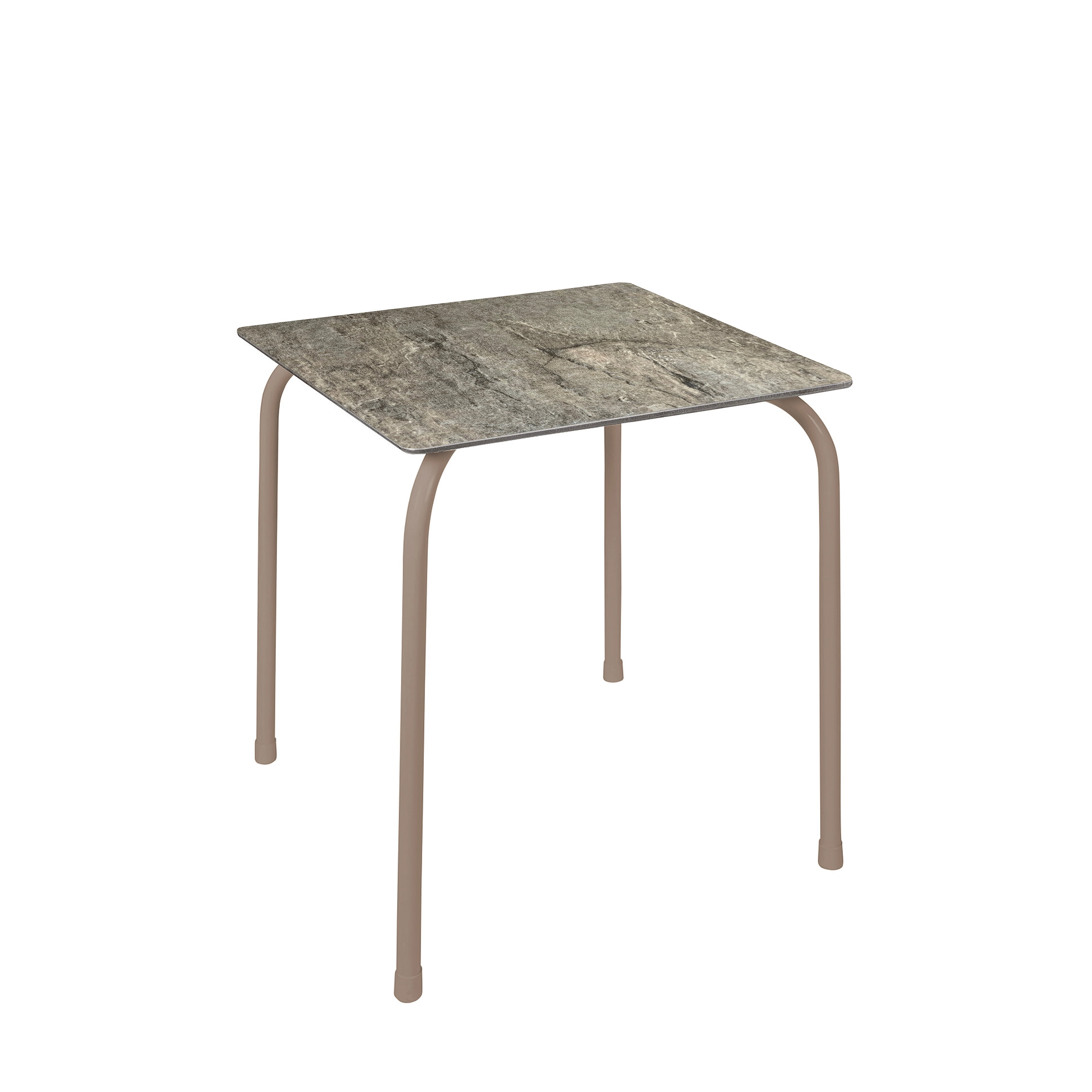 Table RODAS 70x70xh73cm Stone et Taupe - Ezpeleta - Henri Julien