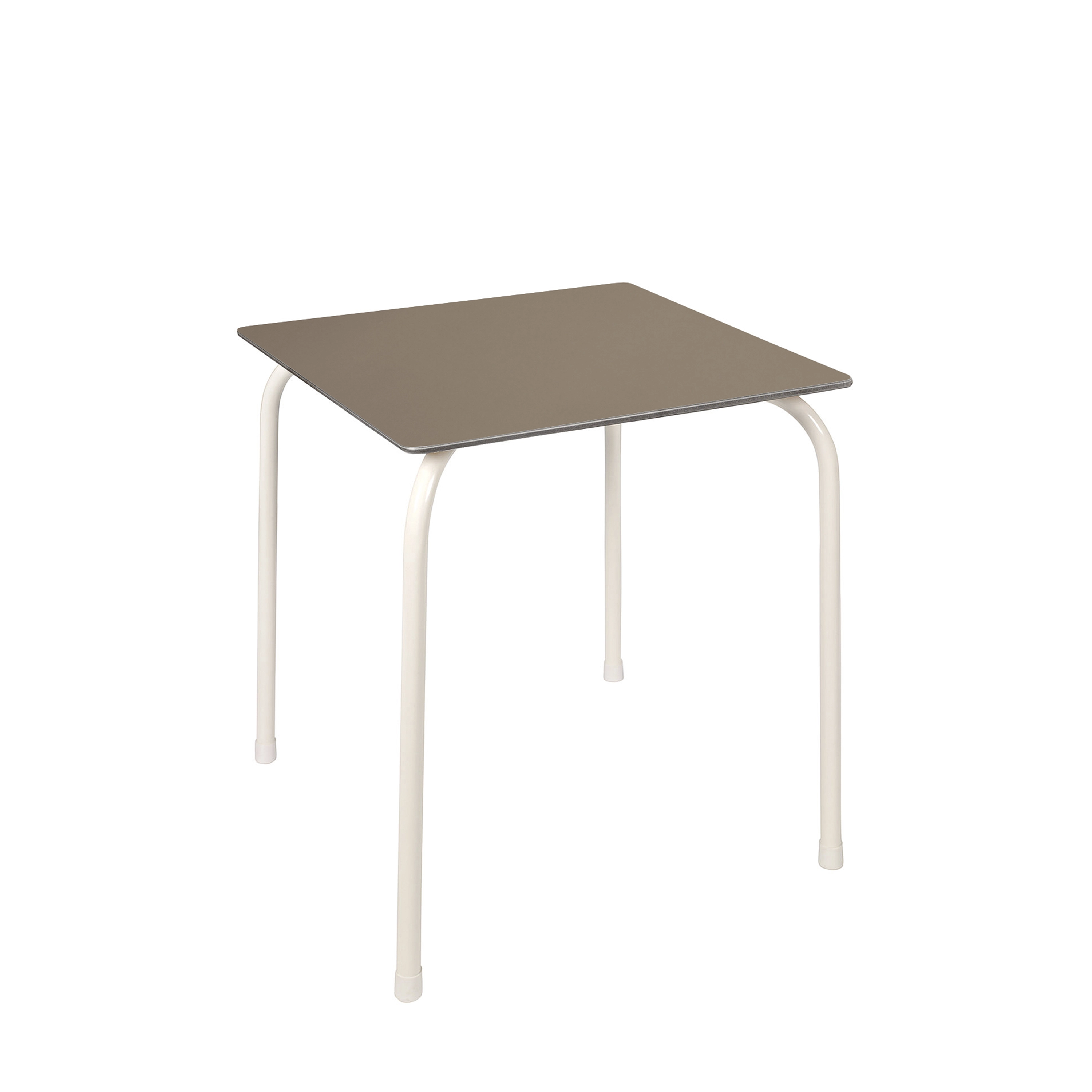 Table RODAS 70x70xh73cm Taupe et White - Ezpeleta - Henri Julien