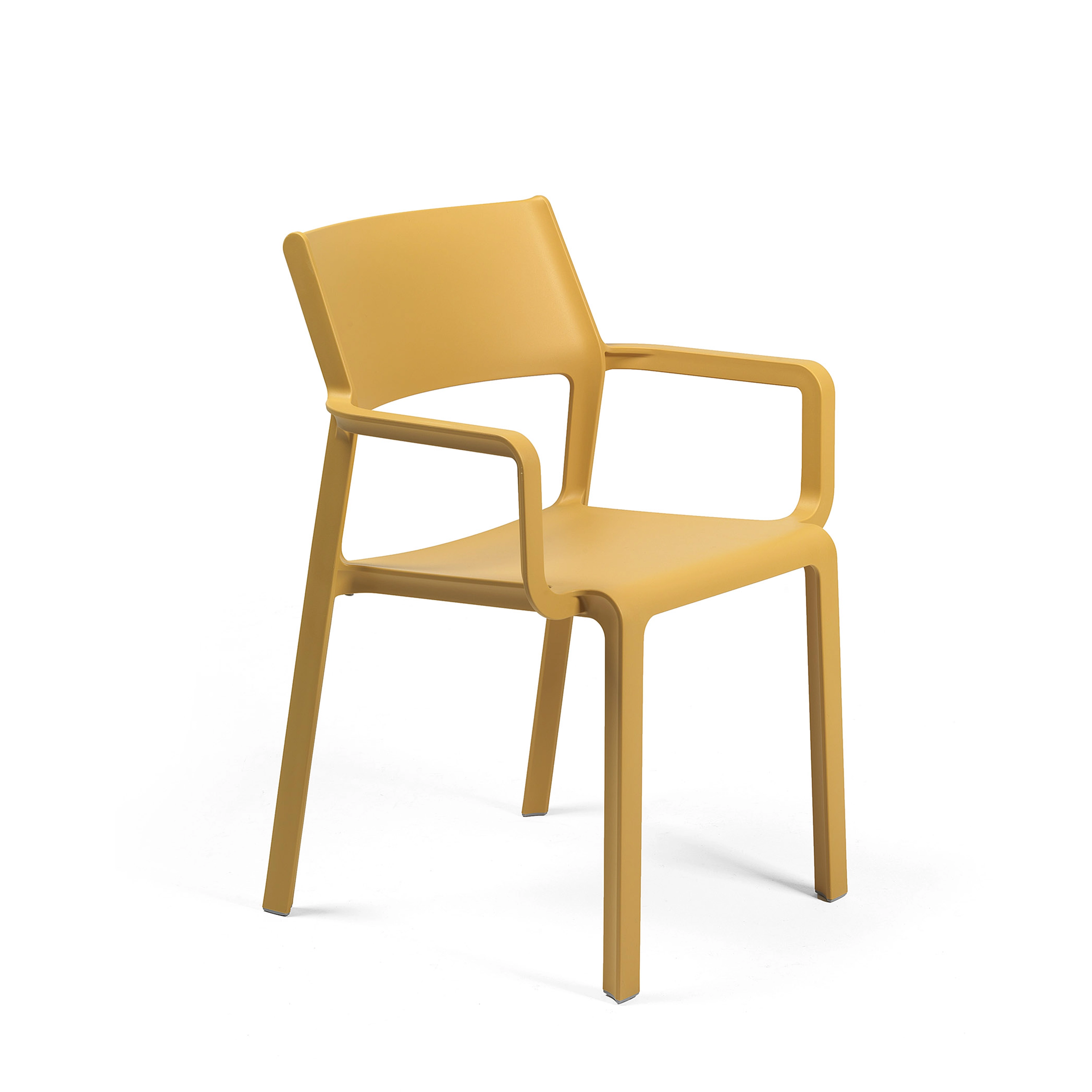 Fauteuil TRILL Polypropylène 58,5x53,5xh82,5cm Jaune - Henri Julien